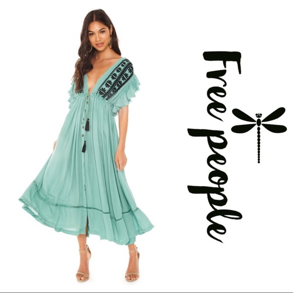 Free People Will wait for you midi dress - Picture 2 of 6